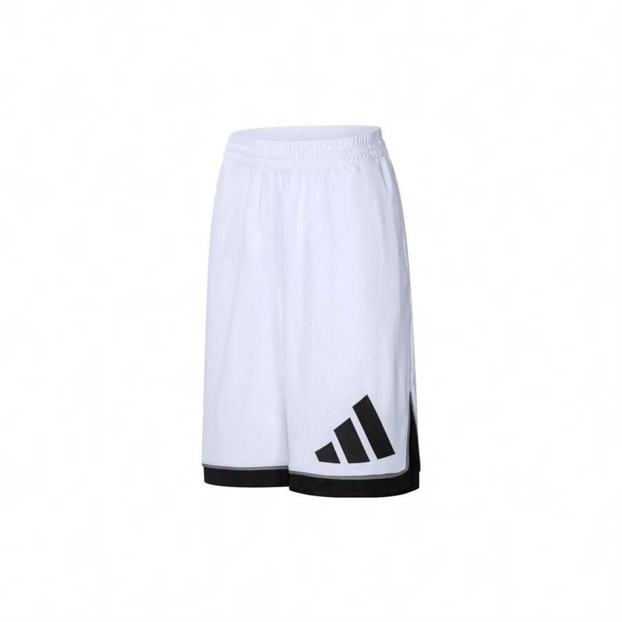 Adidas 2025 男士 BOS SHORT 平纹短裤 JN4729 - 白色 - 查看 1