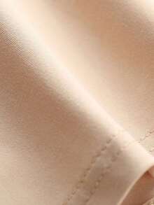 Teen Girl Loose Plus Size Casual And Lovely Pattern With Bow Design. Multiple Bow-Printed Round Neck Pullovers And Short-Sleeved T-Shirts Are Suitable For Spring And Summer Wear. - Apricot - View 6