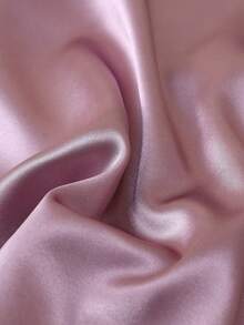 [Elegant Fields]3pcs Set Satin Pajamas For Women, Including Solid Color Shirt With Lapel Collar, Short Sleeve Button Down, And Short/Long Pants, Suitable For Home Wear, Spring & Summer - Lilac Purple - View 8