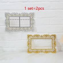 1pc Switch Sticker Gorgeous Faux Pearl Switch Sticker Protective Cover, Unique DIY Design, Elegant Home Decoration Stickers Personalised Stickers - Multicolor - View 13
