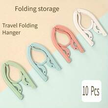 10-Piece Fold-Out Hanger, Designed For Travel, Lightweight And Easy To Carry, Keeps Clothes As Straight As New. Good Things To Get Around! 10 Foldable Hangers That Fold And Store For Your Journey - Multicolor - View 7