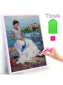 Bộ tranh đính kim cương 5D tùy chỉnh - Tranh ảnh cá nhân hóa, kim cương tròn và vuông, trang trí tường tự làm cho nhà, phòng ngủ, văn phòng | Món quà hoàn hảo cho Ngày Valentine, Ngày của Mẹ, Sinh nhật, người yêu thú cưng, các cặp đôi (Công cụ thiết kế miễn phí + Vận chuyển nhanh), Bản in chất lượng cao, Nghệ thuật đính kim cương - Nhiều màu - Xem 2