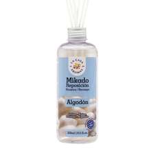 Recarga de Aroma para Difusor 250ml | Ambientador de Larga Duración, Sin Fuego, Purificador de Aire, Aceite Esencial Natural, Eliminador de Olores, Ideal para Hogar, Dormitorio, Salón, Baño, Oficina, Coche, Hoteles y Negocios, Difusor de Varillas Recargable, Fragancia Persistente y Relajante - algodón - Ver 2