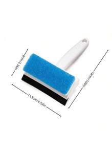 A Multifunctional Window Glass Scraping Wall Tile Cleaning Brush Double-Sided Mirror Sponge Brush Wiper