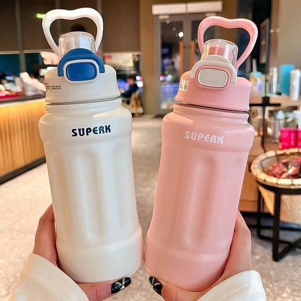 1pc800ML316 Stainless Steel Sports Water Cup For Male And Female Students, Outdoor Car Office, Portable Large Capacity Fitness Exercise Bike Cup, Cold Insulation Sports Kettle, Holiday GiftStainless Steel Water BottleMother's Day Gift Back To School