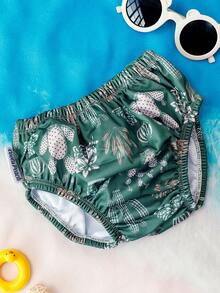 1 件婴儿游泳尿布，带柔软布料防水尿布 - 彩色 - 查看 13