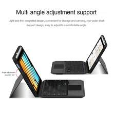 Teclado Mágico para iPad Mini de 7ª y 8ª generación de 8.3 pulgadas, Funda Inteligente con Trackpad, Retroiluminada y Táctil para iPad Mini de 4ta y 5ta generación de 7.9 pulgadas (Modelos A2993, A2995, A996, A2567, A2568, A2659, A2133, A2124, A2125, A2126, A1538, A1550) - Negro - Ver 3