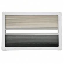 YUNRUX Motorhome Window Caravan Side Window Tinted Hinged Window RV Camper Window - Black and White - View 8