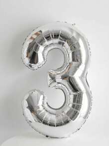 40 Inch Aluminum Foil Balloons, Gold Number Balloons