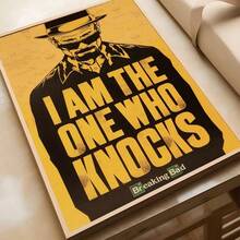 1 pieza Póster clásico de la serie de televisión Breaking Bad sobre el crimen, para decoración de pared en cafetería o bar, sin marco - Multicolor - Ver 30
