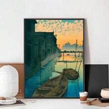 1 Stück Ukiyo-E Kawase Hasui Kunstwerke Poster Clubbar Vintage Poster Wandkunst Malerei Schlafzimmer Studierzimmer ohne Rahmen - Verschiedenfarbig - Übersicht 89