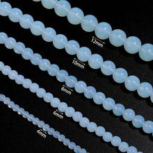 Natural Stone Beads Pink Crystal Agate Citrine Quartz Loose Beads For Jewelry Making Bracelet Stone Beads DIY Accessorie 4 6 8 10mm - Opal - View 2
