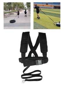1 Set de Equipo de Fitness Arnés de Hombro Arrastre Trineo de Gimnasio Entrenamiento de Velocidad y Fuerza, Accesorios Deportivos de Peso y Músculo para Mejorar la Velocidad y la Fuerza, Accesorios de Gimnasio, Deporte, Ejercicio en Casa, Accesorios Deportivos, Accesorios de Gimnasio, Accesorios de CrossFit - Multicolor - Ver 4