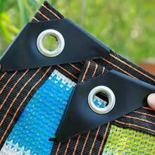 1 pieza de Malla de sombreado de alta densidad y colores rayados - Tela de sombreado plástica duradera para exteriores para patio, picnic, carport, jardín, balcón y pérgola de pórtico.