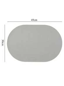 1/2 Peças Jogo Americano de Mesa Antiderrapante e Resistente ao Calor, Impermeável, Placemat de Cozinha e Jantar, Porta-copos de Couro Sintético, Suprimentos para Casa