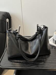 Fashion Contrasting Color Woven Crescent Shoulder Bag, Suitable For Shopping, Wallets, Shopping, Young Women, College Students, Newcomers, White-Collar Workers. They Are Very Suitable For Offices, Universities, Work, Business, Commuting, Outdoor Activities, Travel, And Outings