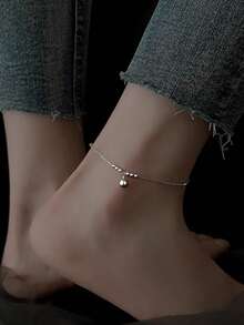 1件精美奢华双蝴蝶结设计手链，情人节礼物 - 玫瑰金 - 查看 8