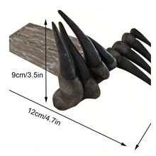 Dấu trang Demon Hand - Dấu trang móng vuốt kinh dị làm bằng nhựa ABS dành cho người đọc, trang trí bàn làm việc Halloween, dấu trang sách Devil Paw - Nhiều màu - Xem 2