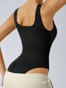 Seamless 2 Pieces Set Of Shapewear Bodysuit With Briefs - Multicolor - View 3