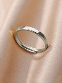 Stainless Steel Adjustable Open Ring, Simple And High-grade Accessories