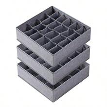 2 件抽屉式收纳架，婴儿衣服收纳袋，24 格衣柜收纳架和收纳袋，用于袜子、手帕、领带、皮带、婴儿衣服、内衣收纳