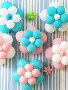 20/40 件花气球装饰配件 - 梅花夹 - 气球夹、气球连接器夹支架，用于拱门气球夹、实用生日、婚礼、派对、塑料夹气球、派对用品花环 - 适合节日场合 - 送给派对爱好者的完美礼物