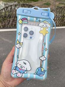 1pc Cute Inflatable Waterproof Dry Bag, Useful For Water Activities Without Dropping, Sensitive Touch Screen - Multicolor - View 11