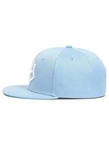 1 件装男士几何图案刺绣嘻哈帽，可调节户外防晒休闲帽，适合春秋季节、日常穿着、节日礼物