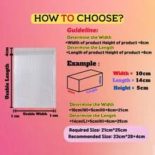 20/50/100pcs Bubble Envelope 17 Sizes Parcel Bag Courier Bag With Bubble Wrap Bubble Mailer Envelope Bubble Bag Flyers BE01,Shock-Absorbing, Drop-Proof, Waterproof And Compression-Resistant And Protect Your Privacy - Multicolor - View 10