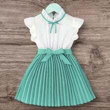Elegant Princess Dress For Children And Youth - Green - View 1