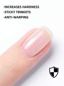 XEIJAYI 2pcs 10ml Long-Lasting Gel Reinforce Gel Shine Finish And Soak Off LED Nail Lamp Perfect For Nail Art Design - 無色 - 查看 3