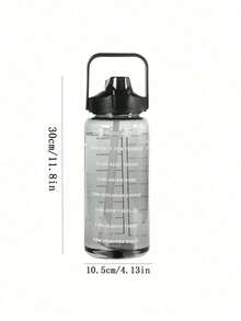 1PC 2L Ấm đun nước thể thao dung tích lớn 2000ml Cốc đựng nước bằng nhựa Tập thể dục Bụng Cốc đựng nước Ống hút Cốc đựng nước Bình đựng nước Ton Ton - màu đen - Xem 4
