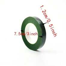 [DIY Craft Supplies]Floral Wrapping Paper, Stamen Faux Flower, 5pcs Floral Tape For Bouquets And Crafts, 30 Yards Each, Non-Waterproof Adhesive For Wood, Plastic, Glass, And Fabric – Dark Green/Light Green Paper-Based Tape For Stem Wrapping And Gift Packaging, Weddings, Birthdays