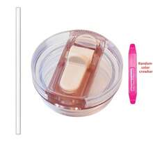 30/40 Oz Tumbler Detachable Flip Straw Lid For Cup Accessory,Leak Proof Lids For Cup, Accessories Compatible With Cups Cover