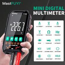 Mastfuyi FY106A Digital High-Precision Compact Portable Smart Fully-Automatic Professional Multimeter For Electrical Maintenance, Measures Voltage, Current, Resistance, Continuity
