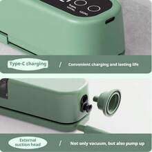 RAF New Vacuum Sealing Machine, Vacuum Bag Sealing Food Preservation, Suitable For Dry And Wet Food Preservation And Snack Bag Sealing, Vacuum Sealing/Single Sealing/External Air Pump, To Meet The Family Food Preservation Vacuum Sealing Machine - Multicolor - View 10