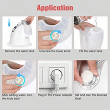 OYAJIA Clothes Steamer, Foldable Handheld Clothing Wrinkles Remover For Garments, Large Detachable Water Tank Portable Mini Fabric Steam Iron For Home And Travel (White) - UK Plug(220-240V) - View 10
