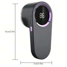 1个无线可充电便携式毛球去除器，织物剃毛器和绒毛去除器，毛衣除毛器 - 深灰色 - 查看 9