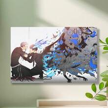 Framed Blue Exorcist Poster Anime Okumura Rin Wall Art Poster Canvas Picture Living Room Decor Home Birthday Party Decor, Mother's Day New Year Easter Gift,  Home Living Room Office Wall Decor, Perfect Gift And Wall Decoration - Framed - View 4