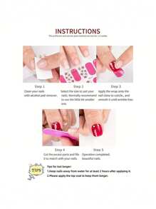 Conjunto de 10 folhas de adesivos de unha marmorizados - Adesivos de unha autoadesivos para mulheres e meninas, tiras descartáveis de esmalte de cobertura total, itens essenciais para unhas DIY