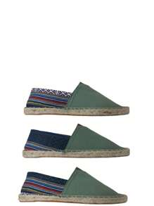 Mocassini da uomo: scarpe in tela con suola in corda di lino, scarpe casual da vacanza, scarpe da donna in tessuto traspirante intrecciato, scarpe da pescatore in paglia antiscivolo, scarpe da coppia con suola in lino ricamato. Scarpe da pescatore in tela bianca da uomo, ballerine nere, ballerine bianche, scarpe verde militare, ballerine blu (per acquirenti con piedi larghi, si prega di scegliere una taglia in più. La suola in corda di lino è relativamente rigida e le scarpe fatte a mano hanno una lavorazione più irregolare.)