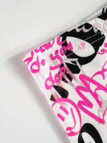 5pcs/Pack Men's Seamless Graffiti Printed Basic Boxer Briefs, Gifts For Summer - Multicolor - View 3