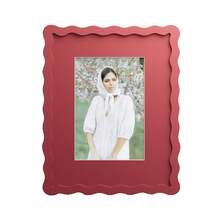 1pc Colorful Wave Photo Frame, Creative Shape Picture Frame, For Home Decor, For Friends & Family Portraits, Perfect Mother's Day Gifts - Multiple Sizes/Colors Available