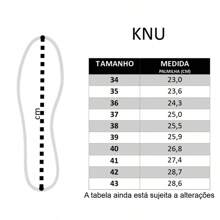 Tênis Knu Vintage Old Tênis Masculino Feminino Casual Skate Preto E Branco Promoção Lançamento