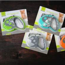 Small Fish Pet Traction Rope Automatic Retractable Dog Walking Rope Traction Belt Dog Traction Device Dog Rope Dog Walking Artifact - Green - View 10