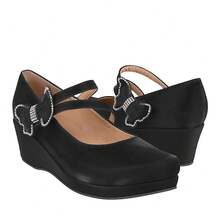 CUÑAS PARA DAMA STYLO 157 SUEDE NEGRO - Negro - Ver 1