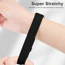 1pc Stretchy Nylon Compatible With Samsung Galaxy Fit 3 Band For Women Men, Elastic Loop Adjustable Soft Sport Strap Wristband Compatible With Galaxy Fit 3 Band Smartwatch Accessories