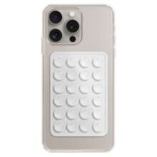 10pcs Double-Sided Silicone Suction Cup Upgrade Suction Cup Card Package Square Single Sided Phone Suction Cup Holder Adhesive Phone Case Holder Silicone Phone Accessories For Women For Men Wallet Mini Wallet Purse Wallet Magsafe Wallet Card Wallet