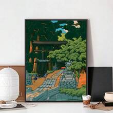 1 Stück Ukiyo-E Kawase Hasui Kunstwerke Poster Clubbar Vintage Poster Wandkunst Malerei Schlafzimmer Studierzimmer ohne Rahmen - Verschiedenfarbig - Übersicht 39