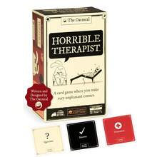 ¡Extra horrible, extra divertido! Terapeuta horrible: Edición extra horrible - 3-8 jugadores, 15 minutos de caos. ¡Perfecto para fiestas y noches de juegos! - Beis - Ver 1